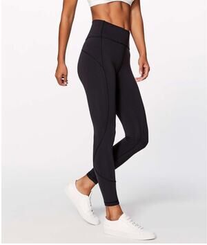Lululemon In Movement 7/8 Tight *Everlux 25" Black size 4